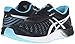 ASICS Women's Fuzex Lyte Running Shoe,Onyx/White/Turquoise,7.5 M US