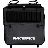 Race Face T3 Tailgate Pad - 2-Bike Black, 2 Bikes | Raceface T3 2-Bike Tailgate Pad - Adjustable, Cross-Compatibility, E-Bike Ready