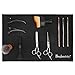 Segbeauty Barber Mats, 11.8 inches x17.5 inches Nonslip Flexible PVC Counter Mat for Clippers, Bar Sevice Mat, Barber Shop Work Station Pads, Professional Beauty Salon Tools for Hairstylists