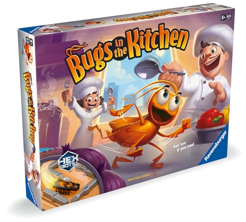 Ravensburger Bugs in The Kitchen 2024 - Enthralling Family Board Game | Ideal for Kids and Adults Aged 5 and Up | Offers Great Replay Value | Designed for 2-4 Players