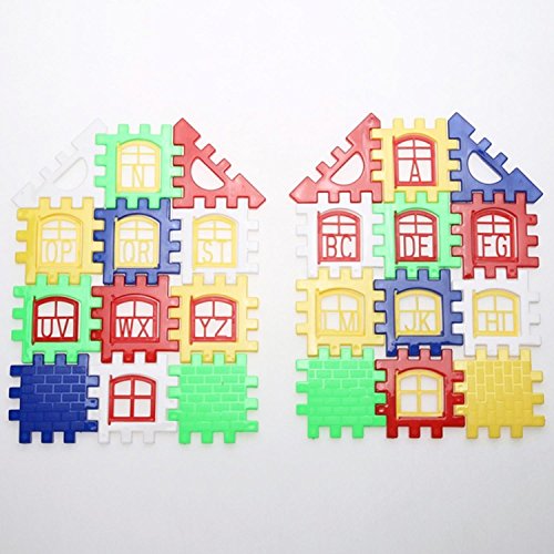 image for Yealsha 24 PCS Kids Toddlers Building Blocks Educational and Activity 