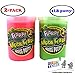 2 LB (Pound) MEGA Flarp Noise Putty Farting Slimes for Kids in Assorted Neon Colors (2 Pack - 1 lb Each Assorted) Educational Stress Relief Toy and Sensory Stimulation with 2 GosuToys Stickers