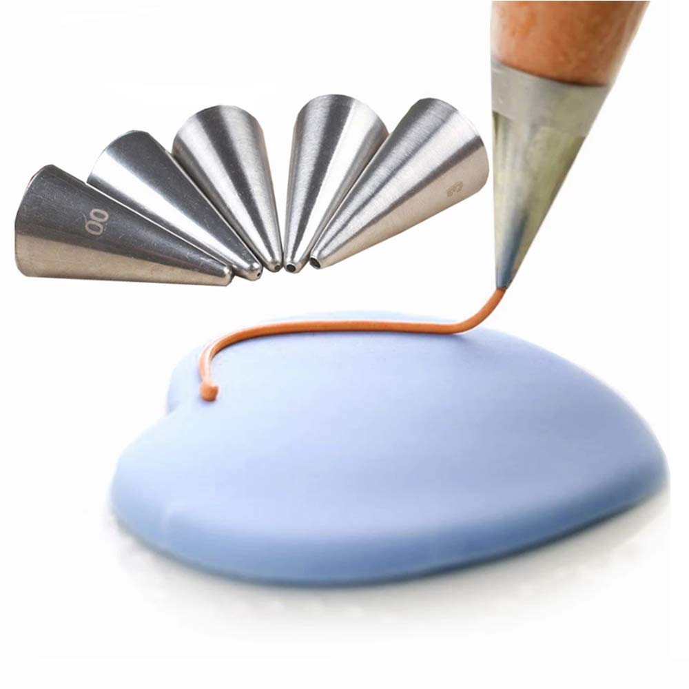 Piping Nozzles Tips Set 304 Stainless Steel Piping Tips Cake Pastry Tool Set (3)