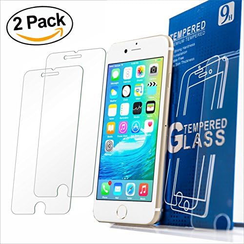 Iphone 7 6s 6 Screen Protector Set of 2 Nicety Tempered Glass Ultra Thin Anti-Scratch Bubbles Free 3D Touch 9H Hardness Maximum Protection Launch Offer
