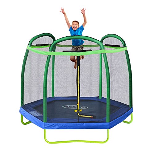 5 Clevr+Trampoline+Safety+Enclosure+Outdoor