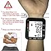 Blood Pressure Monitor Wrist Type Cuff Portable Digital Medical BP Machine Meter Automatic Heartbeat Detection,Pulse and Heart Rate Monitoring with LCD Display,FDA Approved for Home Use