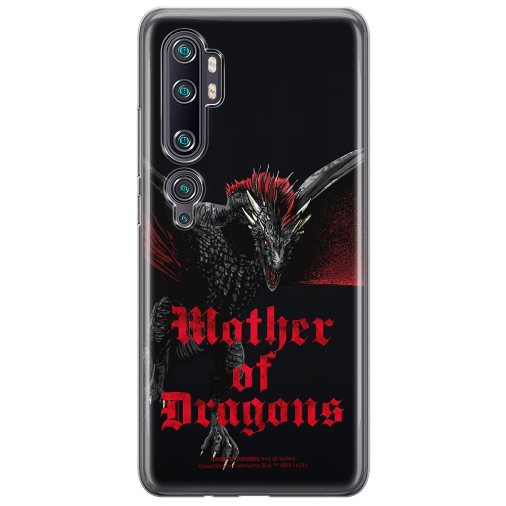 ERT GROUP mobile phone case for Xiaomi MI NOTE 10 Lite original and officially Licensed Gra o Tron pattern Game of Thrones 002 optimally adapted to the shape of the mobile phone, case made of TPU