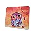 Gaming Mouse Pad Mat, 8 inch Non-Slip Rubber Mousepad , Silky Smooth Surface Edges for Computer ,Laptop& PC, 8 × 9 x 0.1 inches Rectangle, Owl
