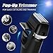 Electric Razor for Men Wet & Dry Cordless Foil Shaver Rechargeable with Precision Beard Trimmer 3D Flexible Waterproof Head
