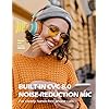 Active-Noise-Cancelling-Headphones-SuperEQ-S2-Bluetooth-Headphone-On-Ear-with-Mic-CVC-80Deep-Bass-Voice-Assistant-25H-Playtime-Foldable-Wireless-Wired-Headphones-for-Travel-Work-Orange-Green SuperEQ Bluetooth Active Noise Cancelling Headphones, S2 Wired and Wireless On-Ear Headphones with CVC 8.0, Hi-Fi Stereo…