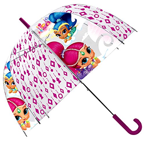 Paraguas transparente de Shimmer and Shine.