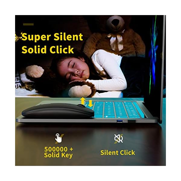 Anmck-Wireless-Silent-Rechargeable-Mouse-for-Laptop-Computer-PC1600-DPI-4-Adjustment-Levels-Slim-Mini-Noiseless-Cordless-Mouse10m-Remote-Range-24G-Mice-for-WindowsMAC-OSLinuxHomeOffice-Black Anmck Wireless Mouse, Silent Rechargeable Mouse for Laptop Computer PC,1600 DPI 3 Adjustment Levels Slim Mini Noiseless…