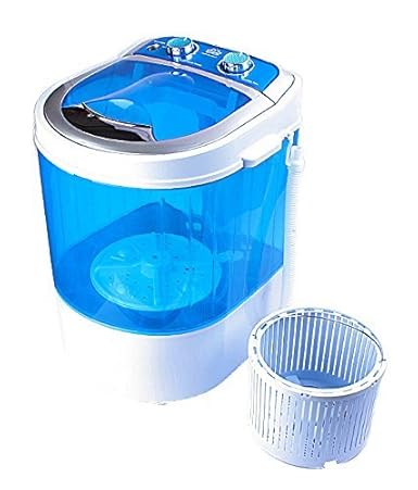 DFS 4.5 kg Portable Plastic Mini Washing Machine with Dryer Basket (Colours May Vary)