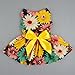 Fitwarm Pet Elegant Floral Ribbon Dog Dress Shirt Vest Sundress Clothes Apparel, Large