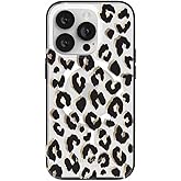 Kate Spade Protective Hardshell Case w/MagSafe City Leopard Black | Compatible with iPhone 14 Pro