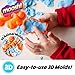 USA Toyz Moosh Fluffy Modeling Clay - Soft Foam Non Drying Clay w/ 10 Animal Molds (Blue/Yellow)