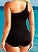 Chuanqi Women's Plus size Sexy Off-shoulder Mesh Swimsuit One Piece