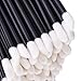 G2PLUS Disposable Lip Brushes Lipstick Gloss Wands Applicator Perfect Makeup Tool Kits (Black Handle-500 pcs)