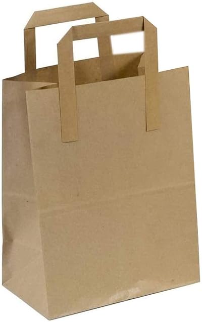 Frame Company The Paper Bag Company Brown Paper Carrier Bags 80 GSM 25