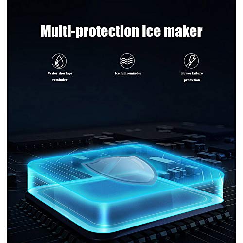 FRIDGE Eiswürfelmaschine Eiswürfelbereiter 30kg Eiswürfel 24h Eismaschine 12Minuten Produktionszeit Mit 2.5L Wassertank… – Bild 6