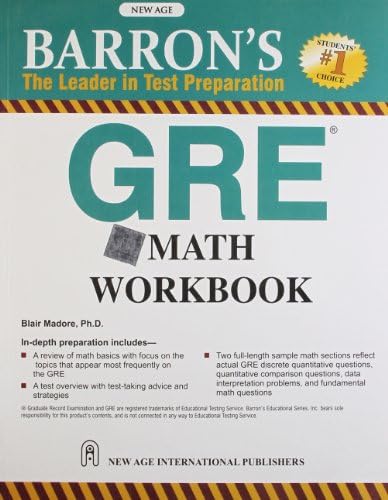 Barron`s GRE Math Workbook Paperback – 1 January 2011