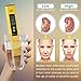 Digital PH Meter, PH Meter 0.01 PH High Accuracy Water Quality Tester with 0-14 PH Measurement Range for Household Drinking, Pool and Aquarium Water PH Tester Design with ATC