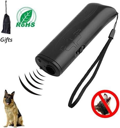 Believeee Dog Barking Stop 3 in 1 Anti Ultrasonic Dog Repeller Bark Handheld Dog Trainer Device Safe Pet Training Devices