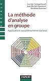 La méthode d'analyse en groupe : Applications aux phénomènes sociaux- by