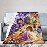 The Owl Anime House Flannel Throw Blanket Fleece