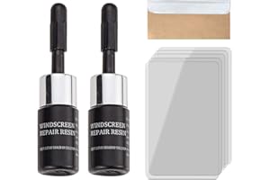 REDNOW (2 pcs) Automotive Glass Nano Repair Fluid Kit Cracked Car Windshield Repair Kit Resin | Wind Shield Car Glass Repair Set Glass Corrector Shatter Repair Glue for Cars