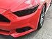 Precut Vinyl Tint Cover for 2015-2017 Ford Mustang Headlights (20% Dark Smoke)