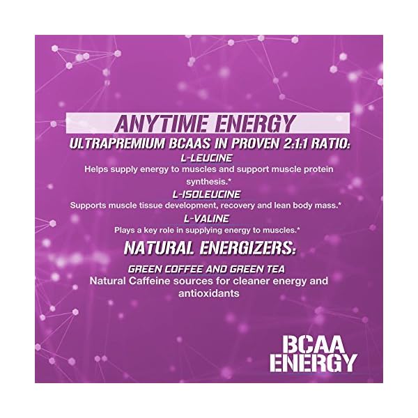 Evlution-Nutrition-BCAA-Energy-High-Performance-Amino-Acid-Supplement-for-Anytime-Energy-Muscle-Building-Recovery-and-Endurance-Pre-Workout-Post-Workout-30-Servings-Acai-Berry Evlution Nutrition BCAA Energy - High Performance Amino Acid Supplement for Anytime Energy, Muscle Building, Recovery and Endurance, Pre Workout, Post Workout (30 Servings, Acai Berry)
