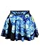 Womens Van Gogh Starry Night Print Stretchy Flared Pleated Casual Mini Skirt Van Gogh Starry Night One Size