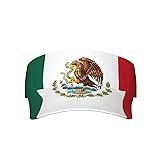Cute Mexico Flag Sport Sun Visor Hats Adjustable