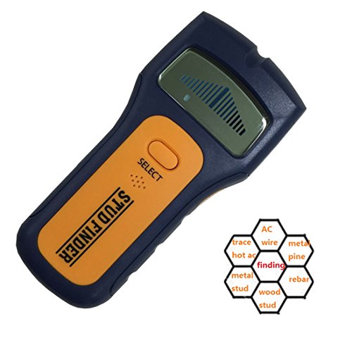 LEELAB Stud Finder Wall Scanner Multi Scanning Tools 3 in 1 Nail Metal Detector Tester for Wood Stud AC Wire Metal Pipes…