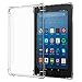 MoKo Case for All-New Amazon Fire HD 8 Tablet (7th Generation, 2017 Release Only) - Clear Shockproof Flexible Transparent TPU Skin Bumper Back Cover Protector for Fire HD 8, CLEAR