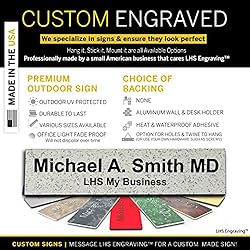 LHS My Business | Door Name Plate Personalized for