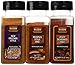 Blazin Blends Variety 3 pack Seasonings and Rubs - Memphis Style BBQ Rub 9 oz. - New Orleans Style Rub 7 oz. - Zesty Seasoned Salt 9.5 oz.