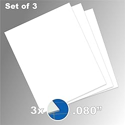 LITKO 8x10-inch Polystyrene Flexible Craft Sheets
