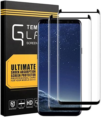 XUZOU xuzu Glass Protector, Samsung Galaxy S8 Screen Protector (Tempered Glass), Bubble Free - 2 Piece