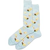 Hot Sox Men's Nachos And Burritos Crew Socks 1 Pair, Mint Melange, Men's 10-13