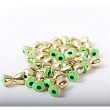 M MAXIMUMCATCH Maxcatch 25Pc Fly Tying Beads Brass Dumbbell with Eyes Fly Tying Material 3.2/4.0/4.8/5.5/6.3mm