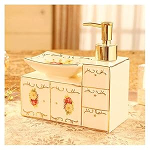 Zuinig Aanrecht zeep dispensers Europese stijl toilet badkamer benodigdheden keramische zeepbakje zeepdoos creatieve…