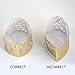 Frux Home and Yard FLAMELESS TEA LIGHT SET 24 Flickering LED Battery Tealight Candles With Gold Decorative Votive Wraps Included