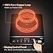 NWK Multifunctional Quick Heat 1800W Preset/Count Down Timer 6 Pre-Programed Induction Cooker Countertop Burner, Black