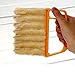 Aremazing Washable Venetian Blind Slat Dust Cleaner Air Conditioner Duster Clean Brush (Orange + Beige)