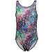 TFJH E One-piece Sparkle Dancing Gymnastics Athletic Leotard for Little Girl, Galaxy, 7-8Years(Tag No 8A)