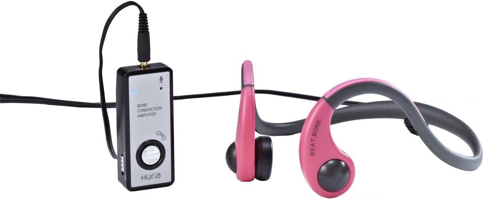 Enosis Bone Conduction Headphone, HUA-503A - Sports Headphone Wiress Earphones Open Ear, Pink