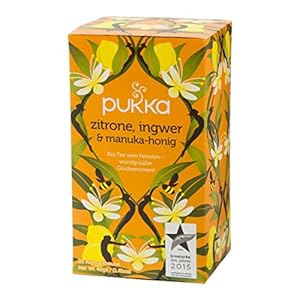 Pukka BIO Tee Zitrone, Ingwer und Manuka-Honig, 20 Beutel, 40 g