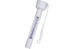 HOSOUTION Cold Plunge Tub Thermometer, Floating Thermometer, Pool Temperature Thermometer, for Outdoor and Indoor Swimming Pools, Spas, Ice Bath Tubs, Hot Tubs, Fish Ponds